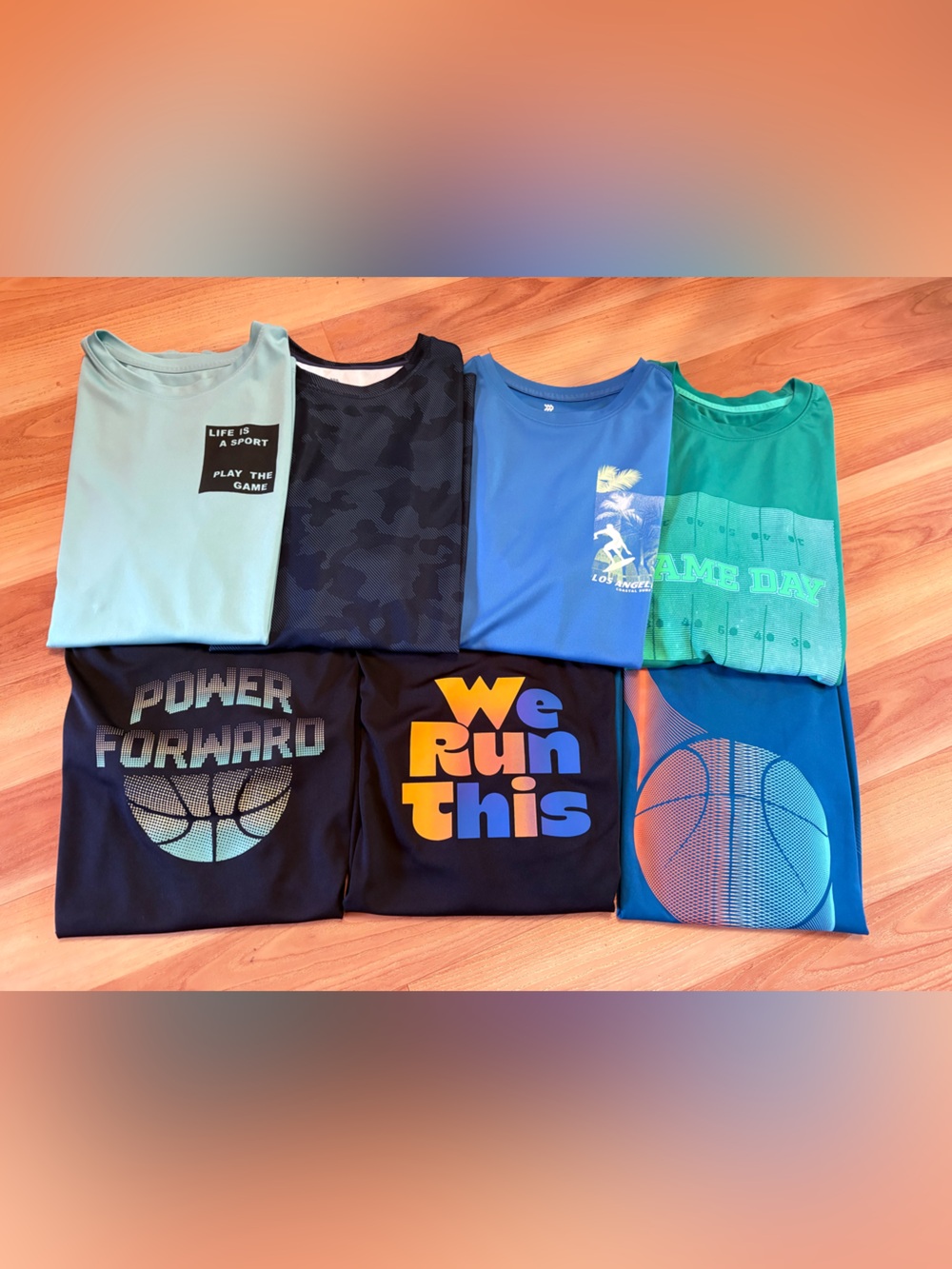Boys XL(16-18) All In Motion Athletic Tees Bundle (15)